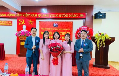 Đại hội Chi bộ Trường Mầm non Ka Long nhiệm kỳ 2025 - 2027