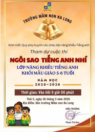 HỘI THI NGÔI SAO TIẾNG ANH