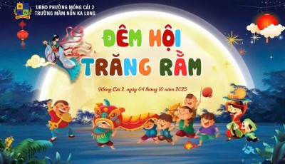 TƯNG BỪNG ĐÊM HỘI TRĂNG RẰM 2025 TẠI TRƯỜNG MẦM NON KA LONG